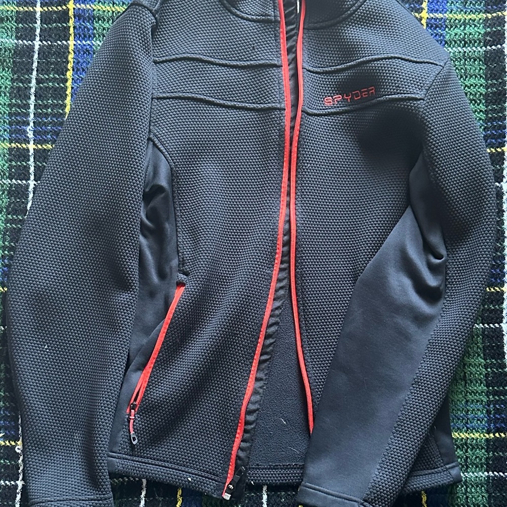 Spyder Black Fleece with Red Detail/SOLD